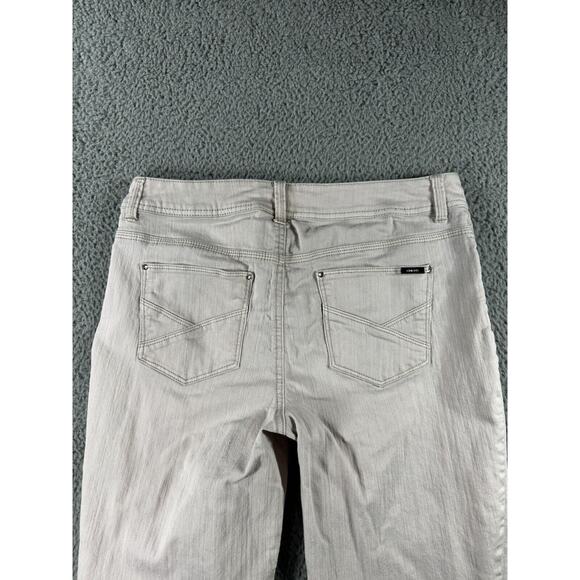 Chicos So Slimming Jeans Women 1 Mid Rise Ankle Zip Boho Feminine Cottagecore - Picture 8 of 10